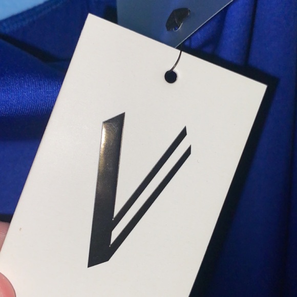 NWT - Vibe Sportswear Apparel Blue Evening Dress - Picture 5 of 11